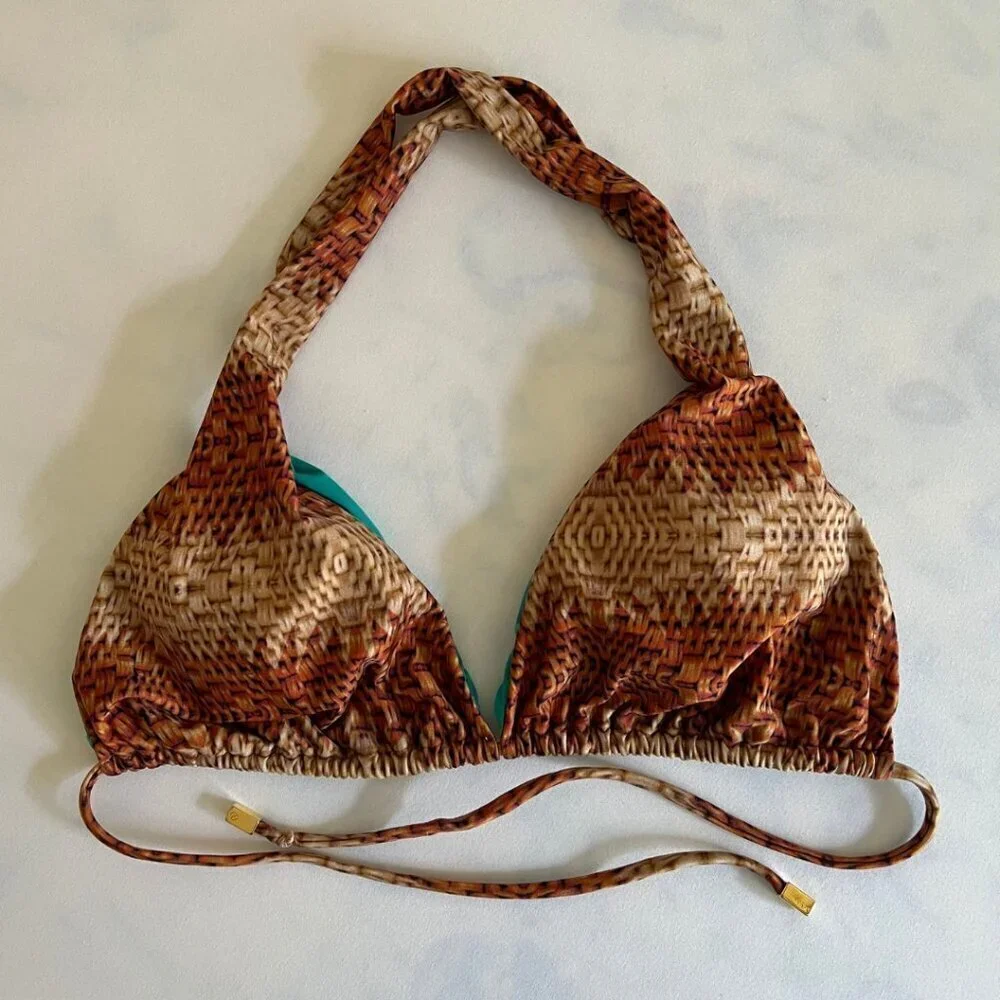 Mismatched Swimsuit 2 Tops, 1 Bottom Very Cheeky Bikini Size Large